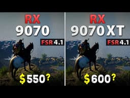 RX 9070 vs RX 9070 XT - Is the XT Even Worth It?! 12 Games Tested (4K + FSR 4.1)