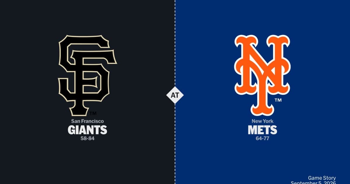 San Francisco Giants at New York Mets Game Story, Scores/Highlights