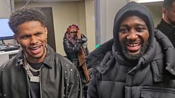 Shakur Stevenson and Terence Crawford celebrate after heated press conference | Watch