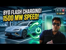 9 minutes to 97% with BYD's EV Flash charger! 1500 KW Charger || Faster than Petrol filling ! #byd