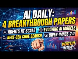 AI Daily: 4 Breakthrough AI Papers on Agents, Code Search, and Image Generation