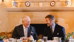 King Charles joined by David Beckham as pair help design new Chelsea Flower Show garden - complete with 7 flower beds