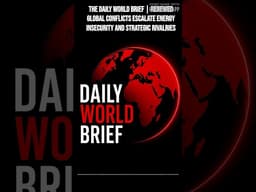 The Daily World Brief | Renewed global conflicts escalate energy insecurity and strategic...