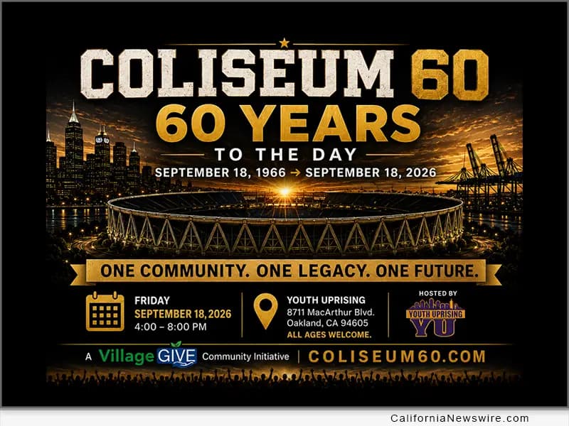Oakland-Alameda County Coliseum 60 Years to the Day: VillageGIVE Announces 60th Anniversary Event