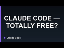 Run Claude Code Without Paying (Step-by-Step)