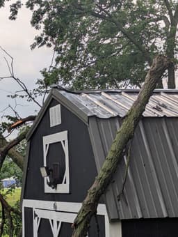 Possible Tornado Causes Damage to Five Structures in Riley County; No Injuries Reported