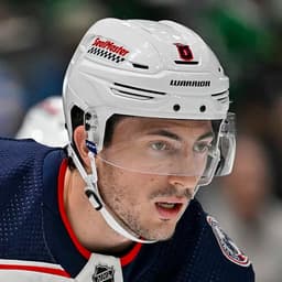 Zach Werenski Addresses The Media In Columbus