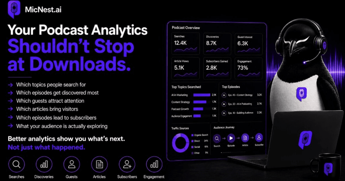 Podcast Analytics: What to Measure Beyond Downloads | MicNest