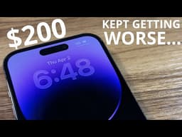 $200 iPhone 14 Pro Repair - It Kept Getting Worse...