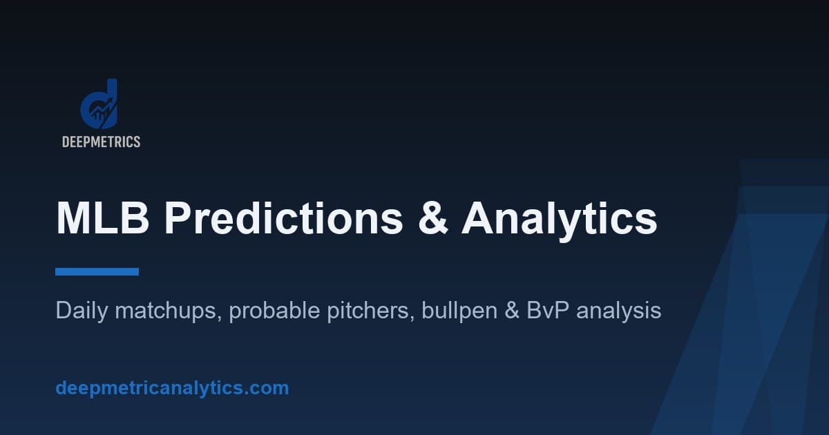 Athletics at Seattle Mariners MLB Game Analysis - DeepMetrics
