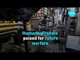 Humanoid robots poised for future warfare