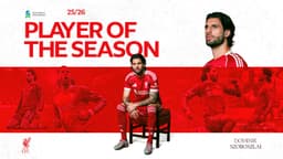 Dominik Szoboszlai wins Liverpool's Men's Player of the Season award