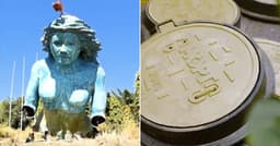 Bukele Transforms Leftist Monuments into Manhole Covers