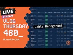 VLOG Thursday 482:Huntress, OpenClaw, Proxmox and Homelab Q&A