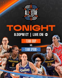 @WNBA: The moment we’ve been waiting for is HERE 🌟

Don’t miss the 2026 AT&amp;T WNBA All-Star Game tonight...