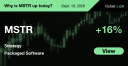 Why Is Strategy Inc. (MSTR) Stock Up +16.39% Today? - Tickeron