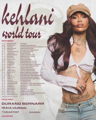 Kehlani announces North American tour dates