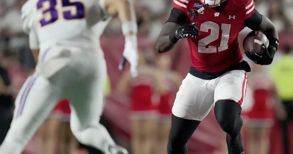 Wisconsin RB Bryan Jackson upgraded for Michigan State ...
