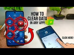 how to clear data in any app || clear cache on Android 