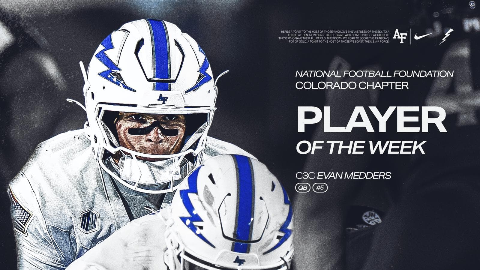 Evan Medders named National Football Foundation Player ...