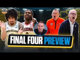 Final Four Preview: Michigan-Arizona, Illinois-UConn + What's next for UNC? | 2026 March Madness