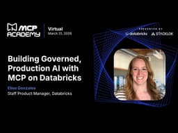 Databricks Governs Production AI with MCP at MCP Academy Live March 2026