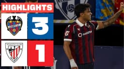 LEVANTE UD 3 - 1 ATHLETIC CLUB | RESUMEN LALIGA EA SPORTS