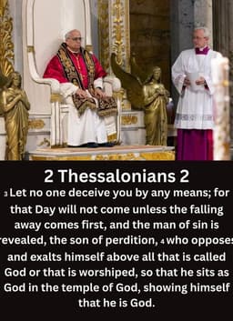 @3AngelsWatchman: Popes aren't called the son of perdition for no reason

They are all condemned to the lake of fire a...