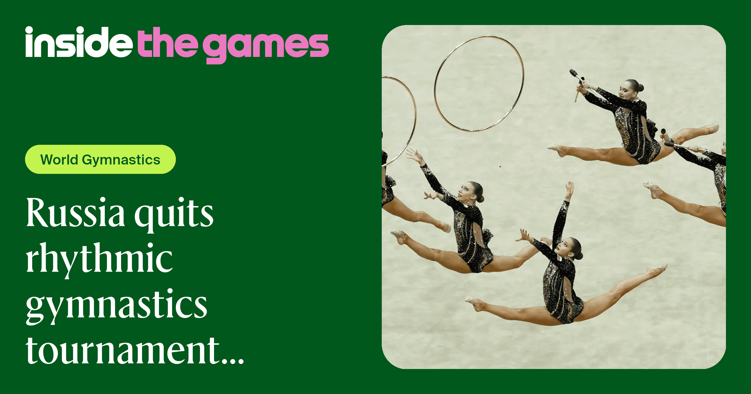 Russia quits rhythmic gymnastics tournament in Romania