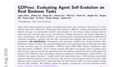 GDPevo: Evaluating Agent Self-Evolution on Real Business Tasks