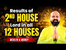 2nd House Lord in All 12 Houses: Wealth, Family & Speech Predictions | Where is your MONEY hidden?