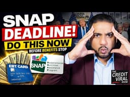 FOOD STAMPS DEADLINE | DO THIS BEFORE BENEFITS STOP