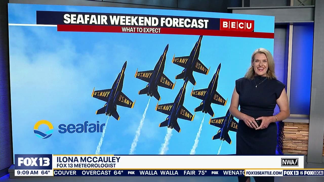Seattle's Seafair weekend weather forecast