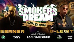 Smokers Dream 420 Festival, Day Party Concert, The Midway, San Francisco, CA | Apr 20, 2026 - Events In California