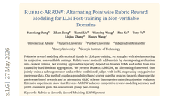 RUBRIC-ARROW: Alternating Pointwise Rubric Reward Modeling for LLM Post-training in Non-verifiable Domains