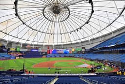 Tropicana Field reopens after Hurricane Milton as Rays secure homecoming win - Yahoo Sports