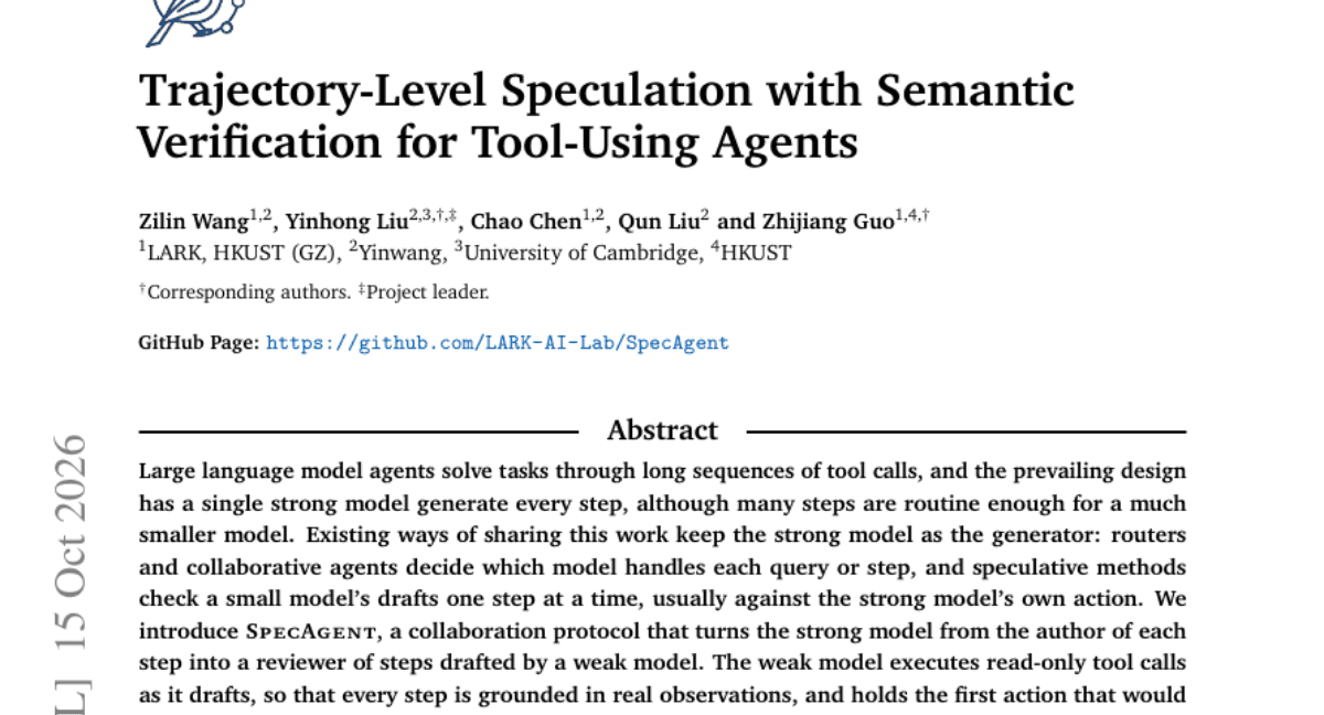 Trajectory-Level Speculation with Semantic Verification for Tool-Using Agents