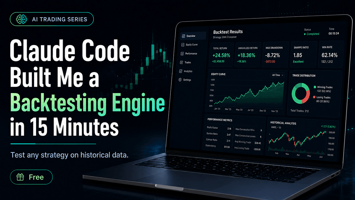 Claude Code Built Me a Backtesting Engine in 15 Minutes