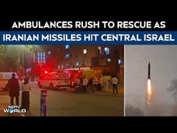 Iran Strikes Israel | Chaos & Panic As Iranian Missiles Wreak Havoc In Central Israel