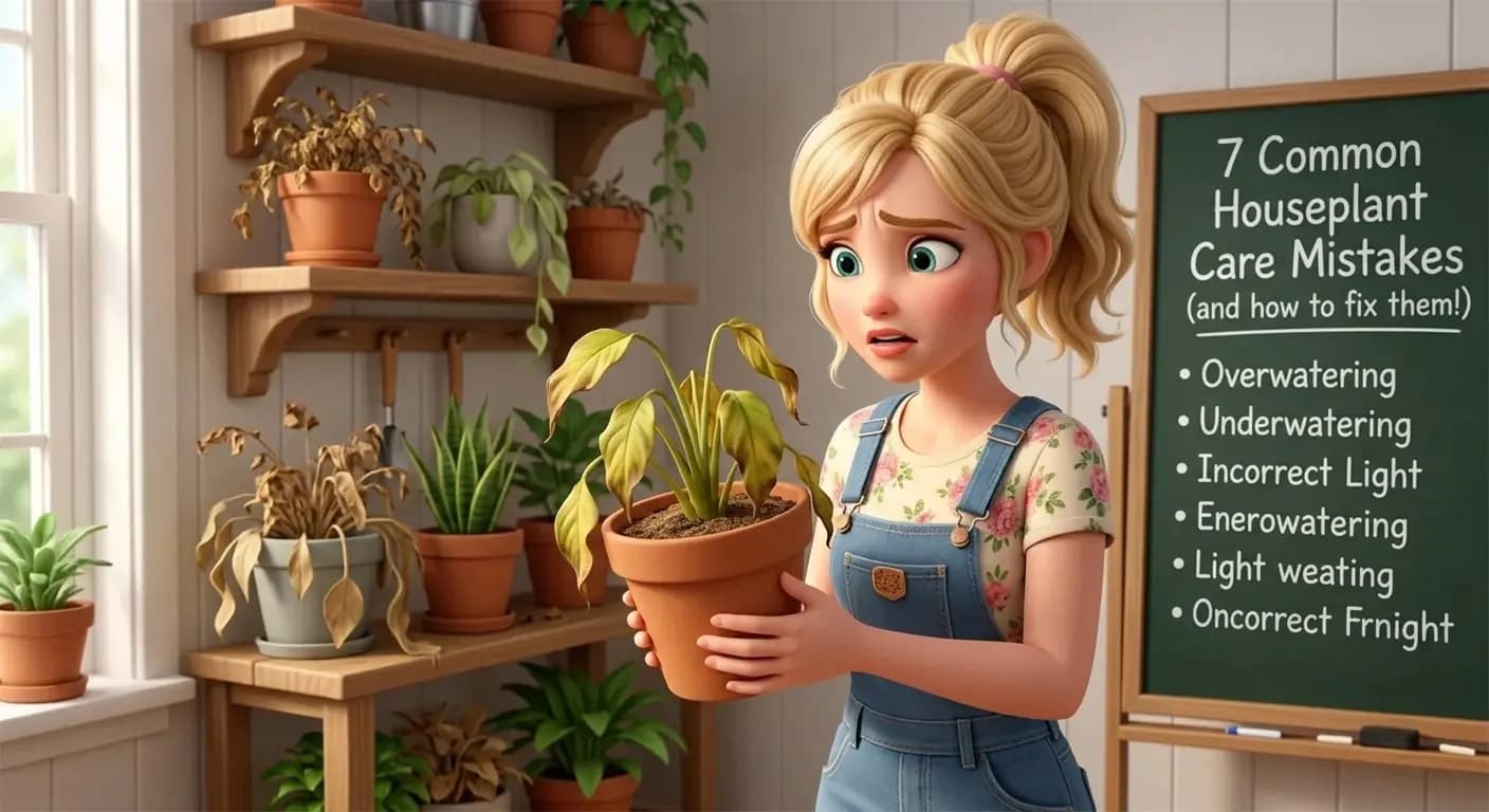 7 Common Houseplant Care Mistakes That Kill Your Plants