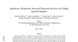AgentLens: Production-Assessed Trajectory Reviews for Coding Agent Evaluation