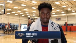 Derik Queen on Yves Missi, best dunkers on the team