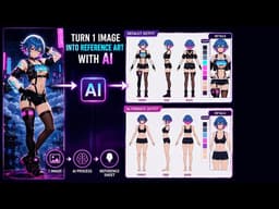 One Image → Full Character Reference Sheet (FAST & Easy Method)