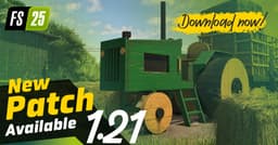 Patch 1.21 for Farming Simulator 25 now available