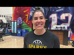 Kelsey Plum on sleeping in hyperbaric chamber to heal sprained ankle injury before Dallas Wings game