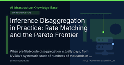 Inference Disaggregation in Practice: Rate Matching and the ...