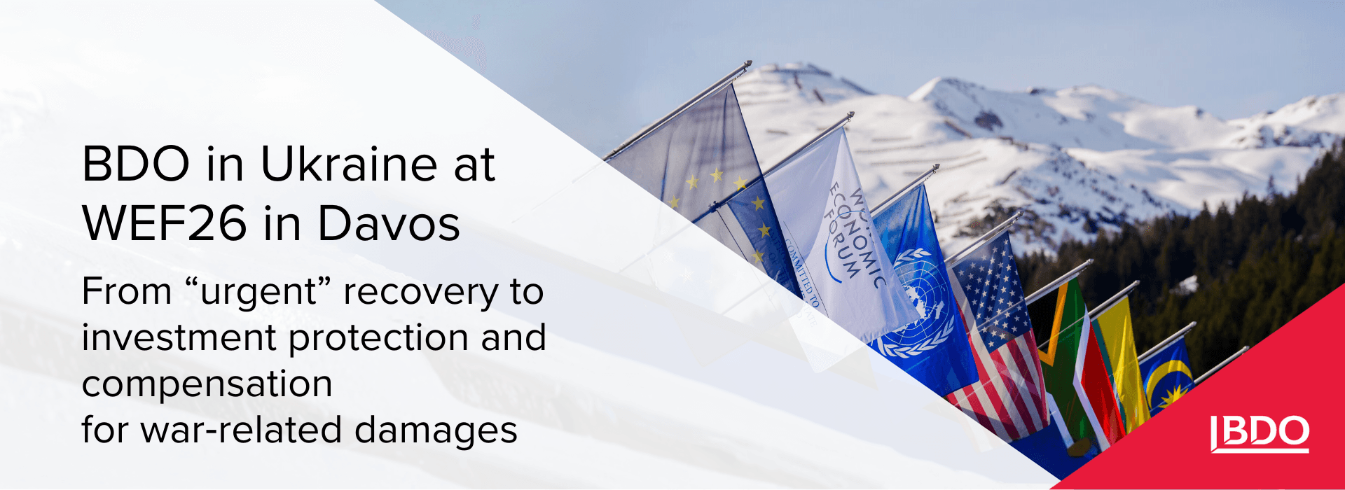 BDO in Ukraine at WEF26 in Davos: from "Urgent" Recovery to Investment Protection and Compensation for War‑Related Damages - The American Chamber of Commerce in Ukraine