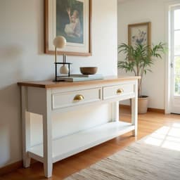How to Build a Console Table With Drawer Storage