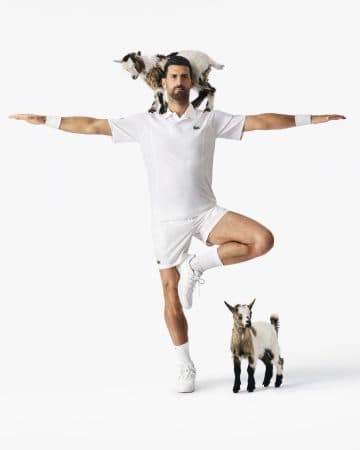 Lacoste reinvents its iconic logo to celebrate Novak Djokovic, the Goat - Lacoste
