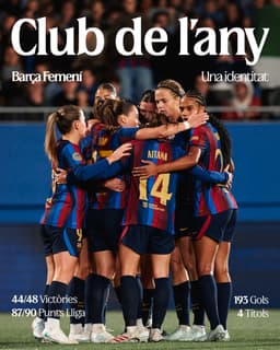 @FCBarcelona: 🔝 FC Barcelona Femení are the Women’s Club of the Year!

🤩 What a year, @FCBfemeni